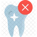 Cross Teeth Remove Icon