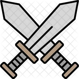 Cross Batle Sword  Icon