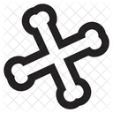 Cross Bone Bone Scary Icon