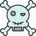 Cross Bone Halloween Skull Icon