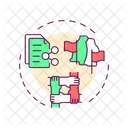 Cross Border Cooperation Neighboring Icon