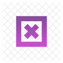 Cross Box Icon