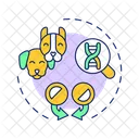 Cross Breeding Reproduction Genetics Icon