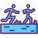 Cross Country Running Cross Country Running Cross Icon