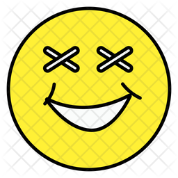 Cross Eyes Face Emoji Icon