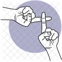 Cross Finger  Icon