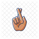 Cross Finger Cross Finger Icon