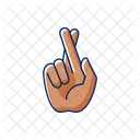 Cross Finger Cross Finger Icon