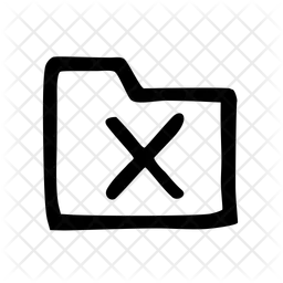 Cross Folder Error Cancel Delete Directory  Icon