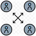Cross Functional Collaboration Adaptability Business Resilience Icon
