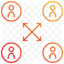 Cross Functional Collaboration Adaptability Business Resilience Icon