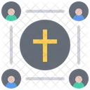Cross Group Jesus Icon