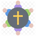 Cross Group Jesus Icon