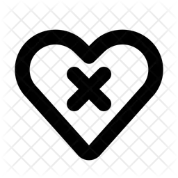 Cross heart  Icon