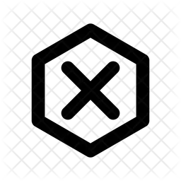 Cross Hexagon  Icon