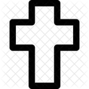 Christian Cross Religion Christian Cross Culture Bold Culture Line Icon