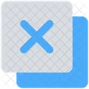 Cross Delete Incorrect Icon