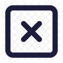 X Square Icon