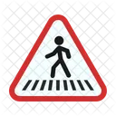 Cross Road Sign Icon