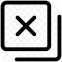 Cross Delete Incorrect Icon