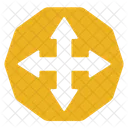 Sign Board Traffic Sign Board Cross Way Icon