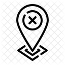 Cross Location  Icon
