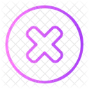 Cross Mark Rejected Icon