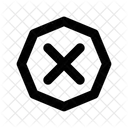 Cross Octagon  Icon
