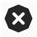 Cross Octagon Check Cross Icon