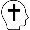 Cross on head  Icon