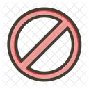 Forbidden Block Cancel Icon