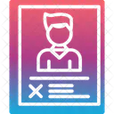 Cross Profile  Icon