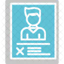 Cross Profile  Icon