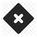 Cross Rhombus Check Cross Icon