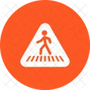 Cross Road Sign Icon