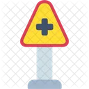 Cross Road Direction Navigation Icon