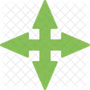 Cross Ahead Navigation Icon