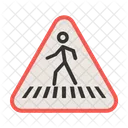 Cross road sign  Icon