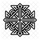 Cross Rune Pagan Wicca Icon