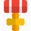 Cross Shield Medal Medal Award Icon