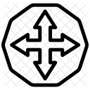 Sign Board Traffic Sign Board Cross Way Icon