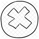 Cross Sign  Icon