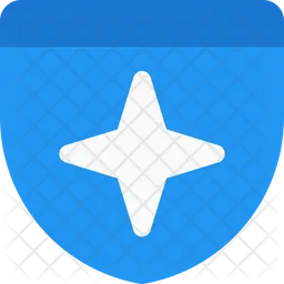 Cross Star Medal  Icon