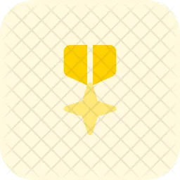 Cross Star Medal  Icon