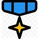 Cross Star Medal  Icon