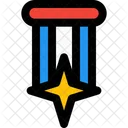 Cross Star Medal  Icon