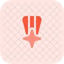 Cross Star Medal Medal Badge Icon