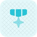 Cross Star Medal Medal Badge Icon