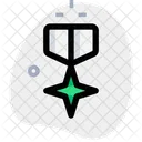 Cross Star Medal Medal Badge Icon
