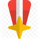 Cross Star Medal Medal Badge Icon